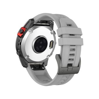 Bracelete Silicone Orysin com Fecho Metal para Garmin Fenix 5X Safira | Cinzento - 1