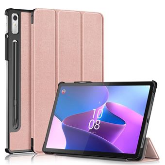 Capa PU à prova de quedas, despertar automático e padrão de sono com apoio Magunivers para Lenovo Tab P11 Pro Gen 2 - ouro rosa - 1