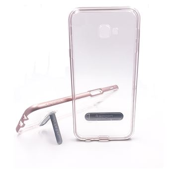 Capa Spigen Crystal Hybrid para Samsung J4 Plus / J4 Prime Cor de Rosa - 1