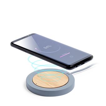 Carregador sem Fio DAM Feskon Qi - Cinza Azulado - 1