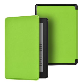 Capa FLOODKING para Amazon Kindle paperwhite 3/2/1 | Couro PU Magnético | Modo Automático | Proteção Total | Verde - 1