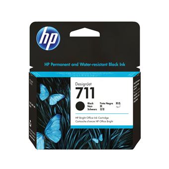 Cabeça de Impressão HP Tinteiro DesignJet 711 Preto de 80 ml - 1