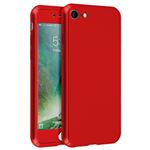 Capa Wave Dupla Face Preta e Protetor de Vidro Temperado para iPhone 7 / 8