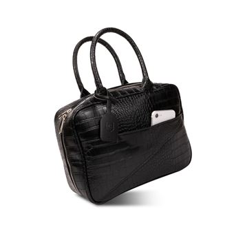 Lancheira Classic Croco Master Swiss | PU | Preto - 1