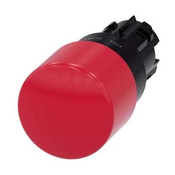 Actuador elétrico Siemens 3SU1000-1GB20-0AA0 | Vermelho - 1
