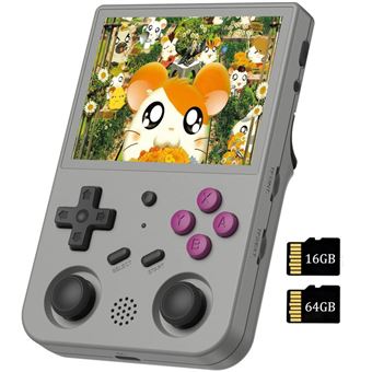 Consola de Jogos DUDAO RG353V | 5000 jogos | 3,5 " | Android 11 e Linux System | WIFI | Bluetooth 4.2 | 80G | cinzento - 1