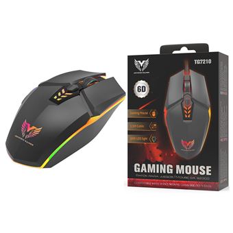Rato MOVETECK GAMER 6D TG7210 - Preto - 1