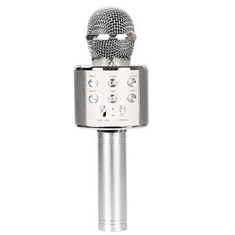 Microfone Karaoke Bluetooth  CO-Phénix - Argent - 1