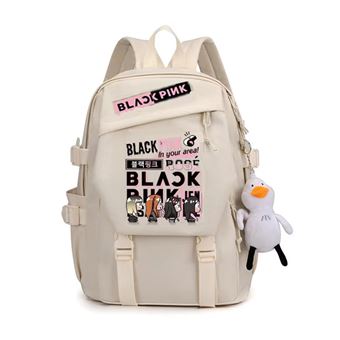 Mochila Escolar DreamWorks | BlackPink | 29 x 17 x 41 cm | Bege 3602 - 1