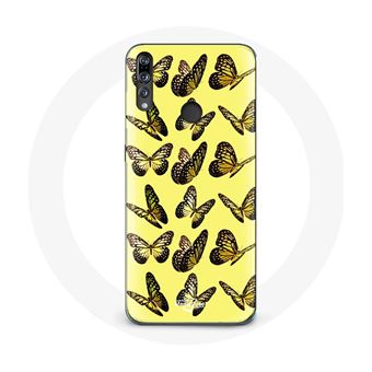 Capa Maniacase para Huawei P30 Lite Borboletas Fundo Amarelo - 1