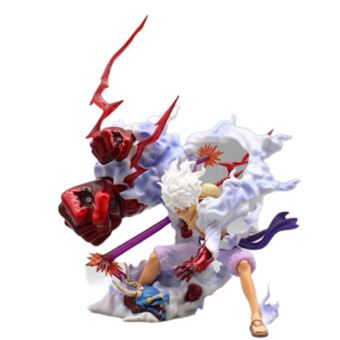 Figura Anime One Peace DUDAO  Nica Luffy 28 WHITE - 1