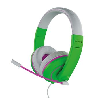 Auscultadores Gaming Gioteck XH100S | Verde, Rosa - 1