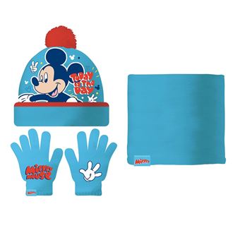 Conjunto Disney Mickey Mouse Gorro + Luvas + Gola | 44-46 - 1
