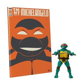 Figura The Loyal Subjets Teenage Mutant Ninja Turtles e História em Banda Desenhada Exclusivo Michelangelo - 1