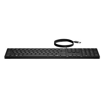Teclado com Fios HP Teclado Desktop 320K com fios HP | Preto - 1