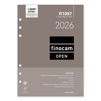 Recarga para Agenda Finocam 711610026 | Laranja - 1