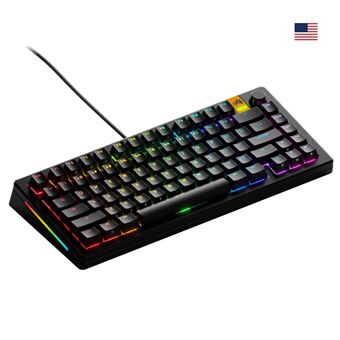 Teclado Gaming com Fios Glorious Gaming GMMK 3 HE 75% Prebuilt | Idioma: Inglês US | Preto - 1