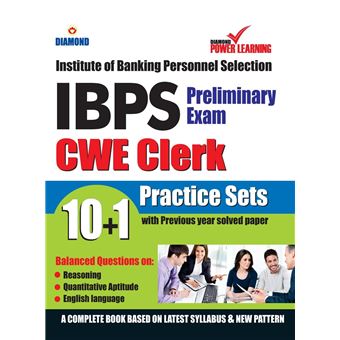 Institute Of Banking Personnel Selection Ibps Cwe Exam 2020 Clerk Preliminary Examination In English With Previous Year Solved Paper - 1