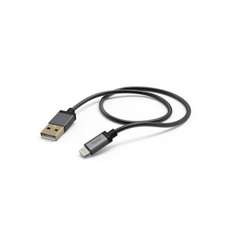 Cabo Lightning Hama 1.5m, USB2.0-A/Lightning | Antracite - 1