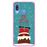 Capa Hapdey Para Samsung Galaxy A40 2019 Design Natal Pai Natal Está Descendo a Chaminé Capa de Silicone Flexível Em TPU - Rosa_0
