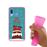 Capa Hapdey Para Samsung Galaxy A40 2019 Design Natal Pai Natal Está Descendo a Chaminé Capa de Silicone Flexível Em TPU - Rosa_3