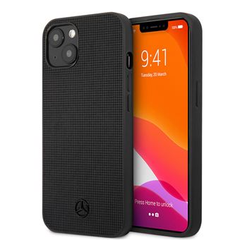 Capa Traseira Rígida Mercedes Benz para iPhone 13 | Preto - 1