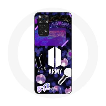 Capa Maniacase para Xiaomiredmi Note 11 4G Bangtan Sonyeondan Bts Logotipo Army Bomb Lightstick - 1