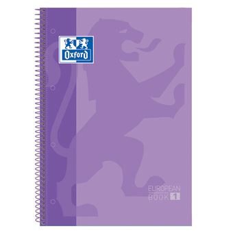 Caderno e Bloco de Notas Oxford Europeanbook 1 | Roxo - 1