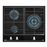 Placa de Cozinha a Gás Vitrocerâmica Encastrável Teka GZC 63310 Preto_0