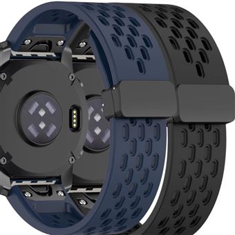 Pack 2x Bracelete Antiimpacto SnapFlow para Garmin Fenix 8 Pro Azul e Preto - 1