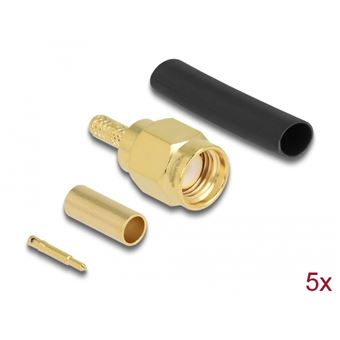 Conector Coaxial DeLOCK 90034 | Latão - 1