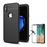 Kit Película + Capa Rugged Leather PhoneShield Flexguard para iPhone X | Full Cover | Reaplicável - Preto_0