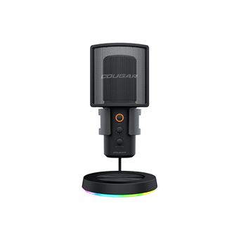 Microfone de Estúdio COUGAR CGR-U163RGB-500MK | Preto - 1