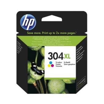 HP 304XL Tri-Colour Original High Capacity Ink Cartridge - 1