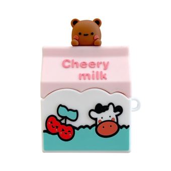 Capa e TPU Magunivers padrão de caixa de leite de urso, para airpods pro para AirPods Pro/1/2/with Charging Case (2016)/with Charging Case (2019)/with Wireless Charging Case (2019) - 1