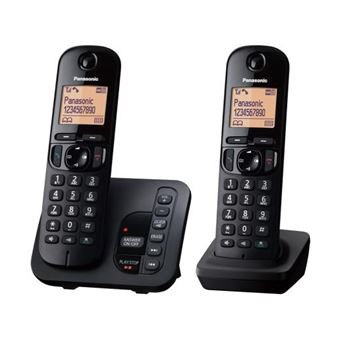 Telefone Panasonic KX-TGC222 | Preto - 1