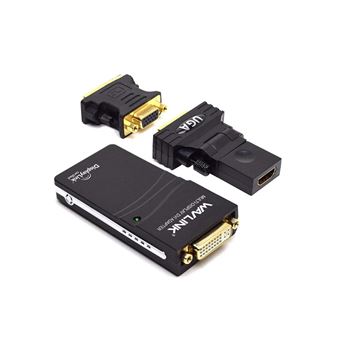 Adaptador Gráfico para Múltiplos Monitores Wavlink | USB 2.0 para VGA | DVI | Compatível com HDMI - 1