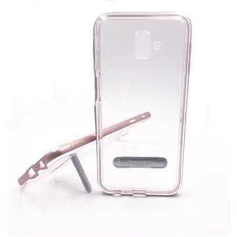 Capa Spigen Crystal Hybrid para Samsung J6 Plus / J6 Prime Cor de Rosa - 1