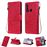 Capa Magunivers PU Girassol com Apoio Vermelho para Huawei P20 Lite 2019/Nova 5I_0