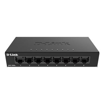 Switch de Rede D-Link DGS-108GL | Preto - 1
