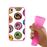 Capa Hapdey para iPhone 7 - 8 Design Donuts de Chocolate em Silicone Flexível e TPU Cor-de-Rosa_3