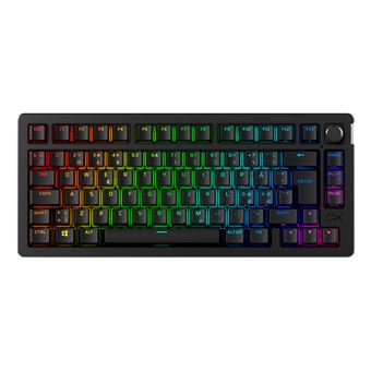 Teclado Gaming Wireless HyperX Alloy Rise 75 sem fios - Teclado de gaming | Preto - 1