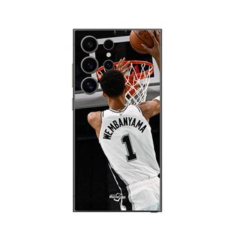 Capa Maniacase para Samsung Galaxy S25 Ultra | Victor Wembanyama #1 San Antonio Spurs Dunk - 1