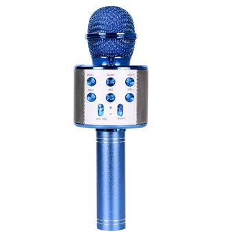 Microfone Karaoke Bluetooth CO-Phénix - Azul - 1