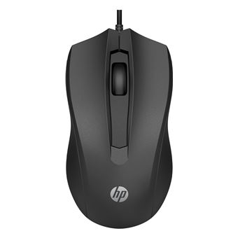 Rato com Fios HP Rato com fios 100 | Preto - 1
