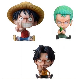 Figura Anime One Peace DUDAO  Sauron Lufei Ace 11 RED GREEN | 3 em 1 - 1