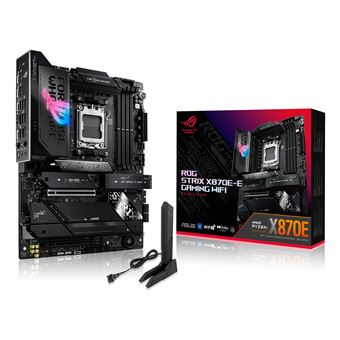 Motherboard ASUS ROG STRIX X870E-E GAMING WIFI | Preto - 1