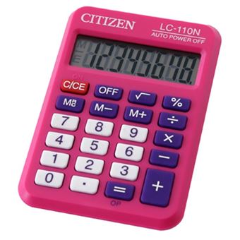Citizen LC110NPK calculadora Bolso Calculadora básica Rosa - 1