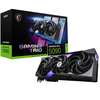 Placa de Vídeo MSI GAMING GeForce RTX5090 TRIO OC 32GB | Preto - 1