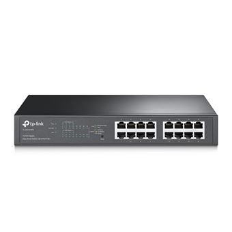 Switch de Rede TP-Link TL-SG1016PE | Preto - 1